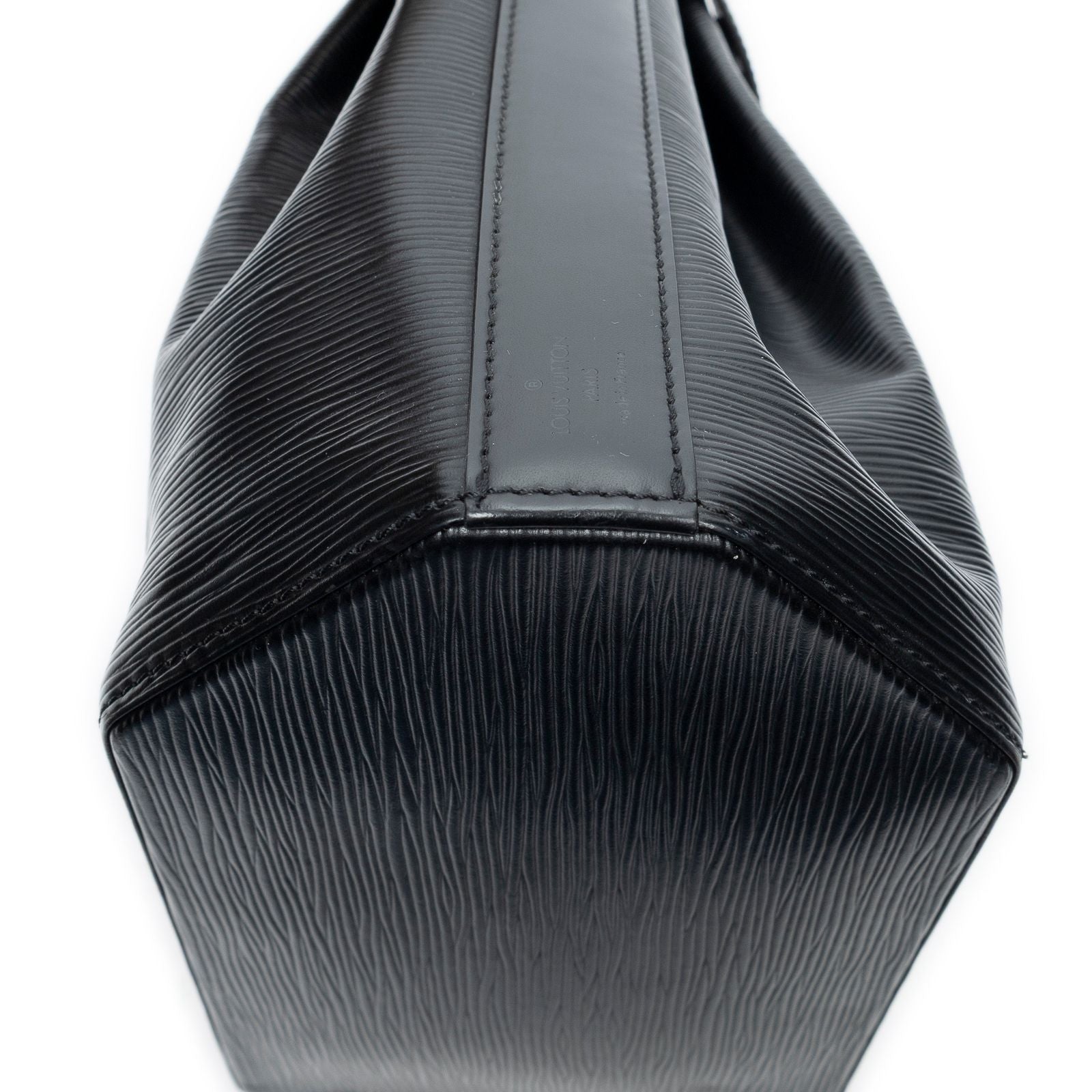 Louis Vuitton Sac Depot Black Epi Shoulder — view 8