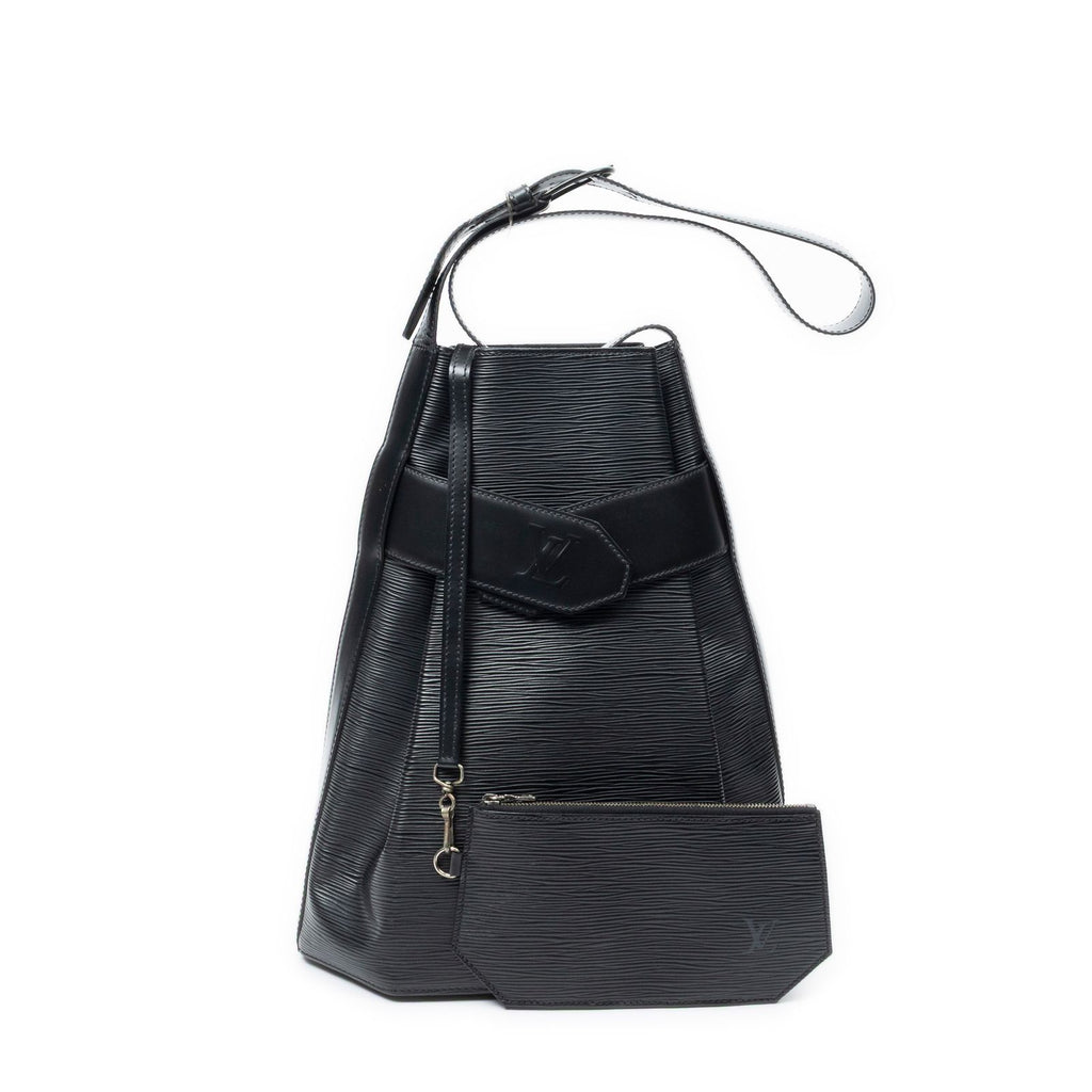 Louis Vuitton Sac Depot Black Epi Shoulder