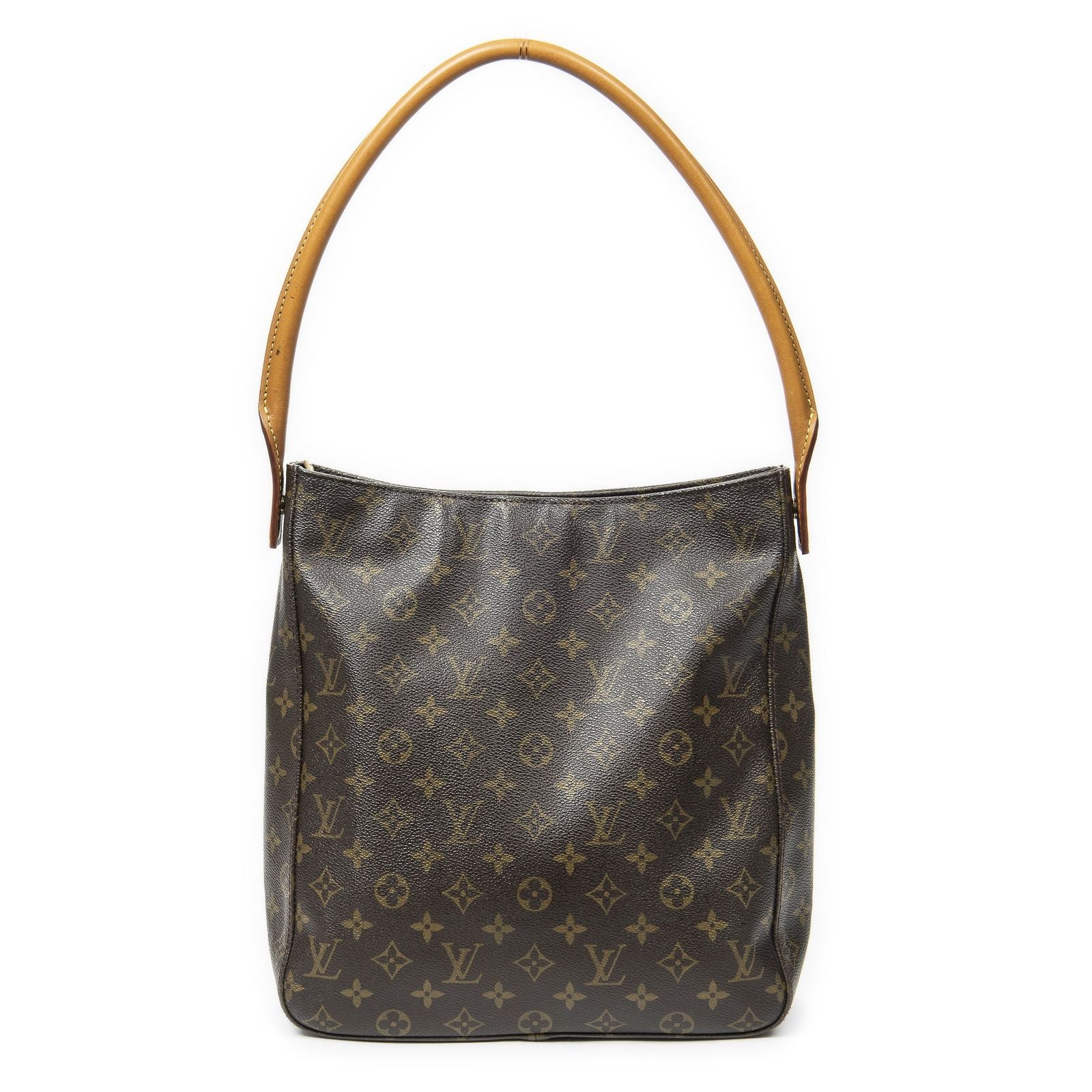 Louis Vuitton Looping Brown Monogram Canvas Shoulder