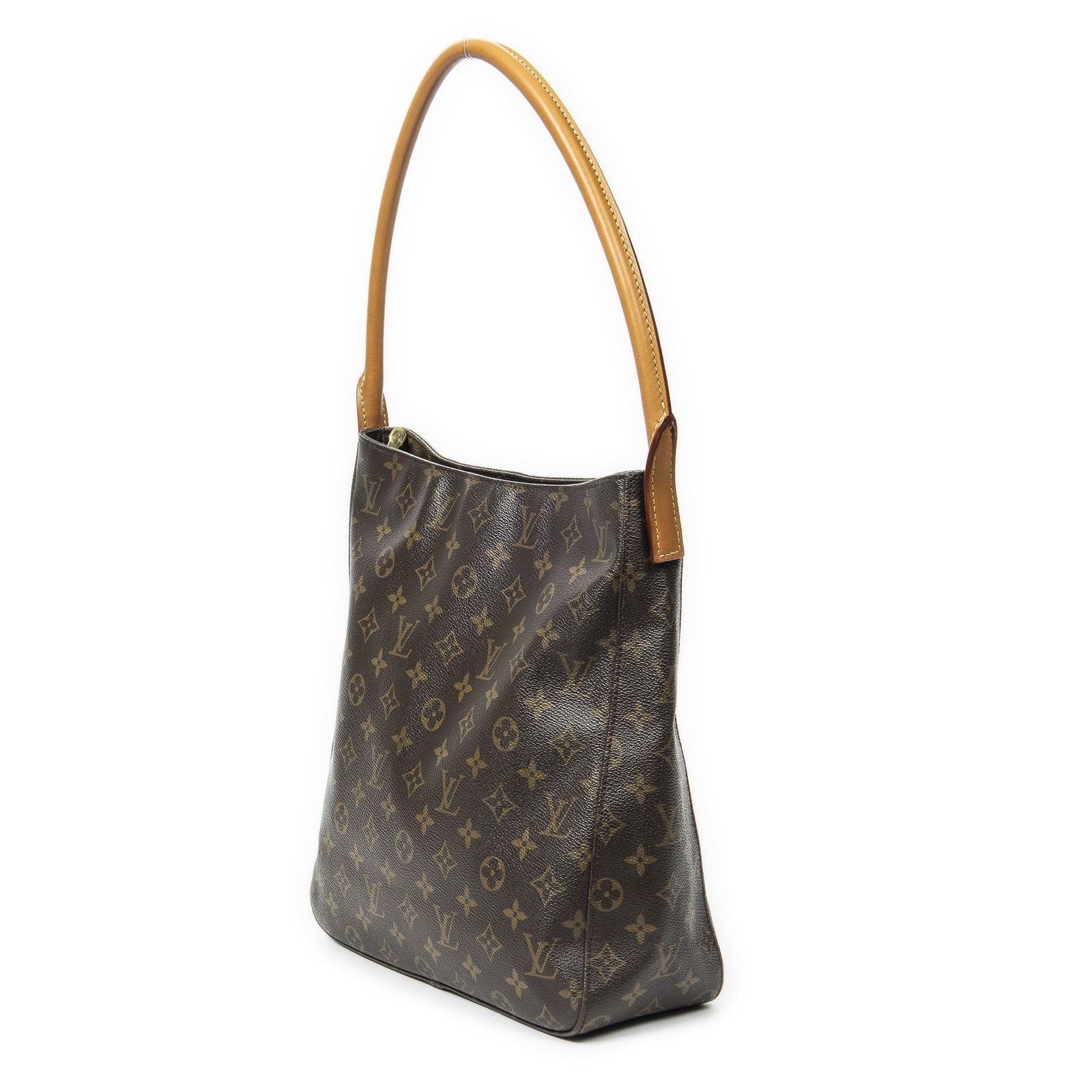 Louis Vuitton Looping Brown Monogram Canvas Shoulder — view 2