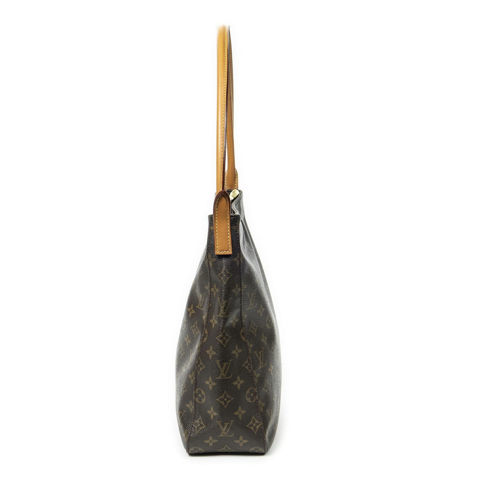 Louis Vuitton Looping Brown Monogram Canvas Shoulder — view 3