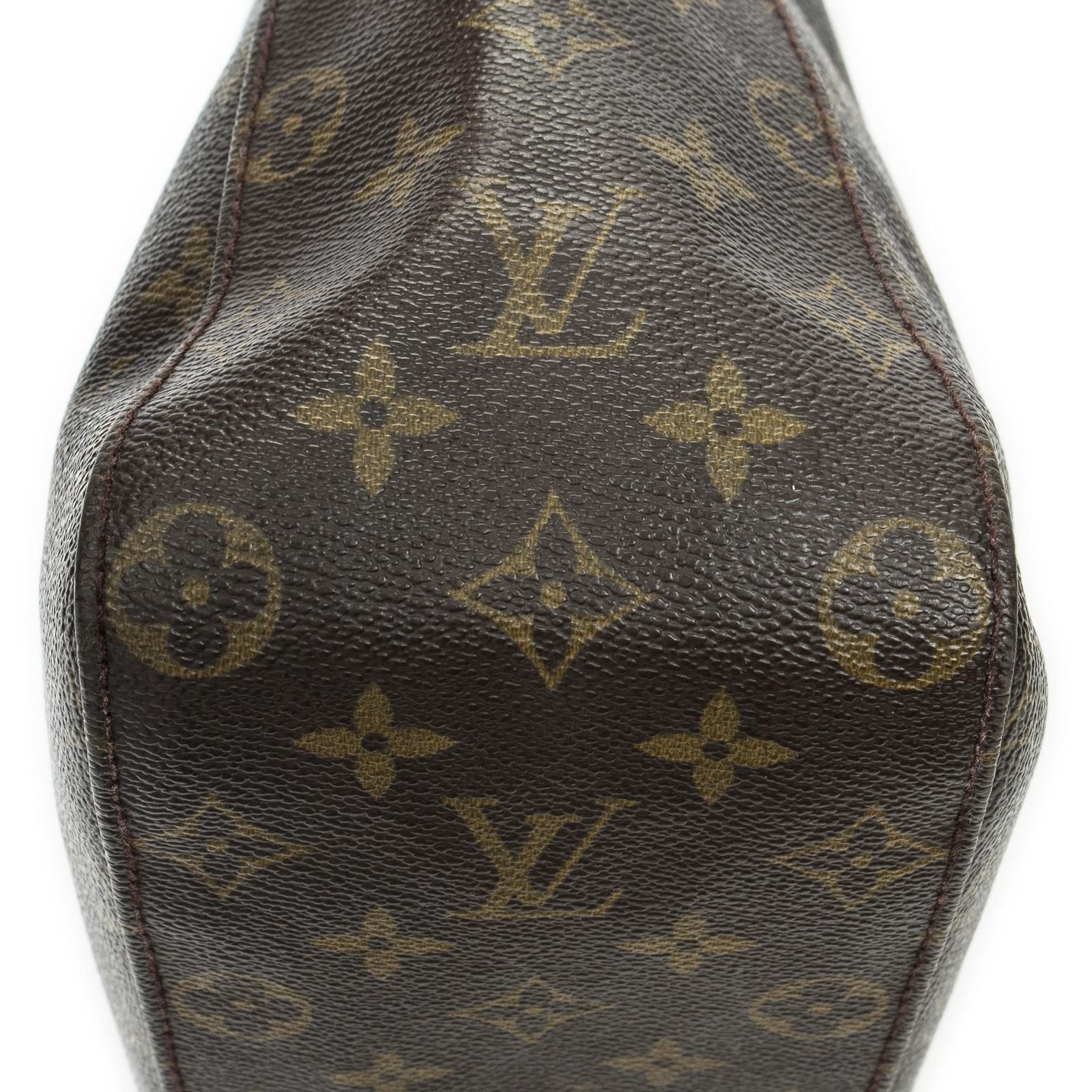 Louis Vuitton Looping Brown Monogram Canvas Shoulder — view 8
