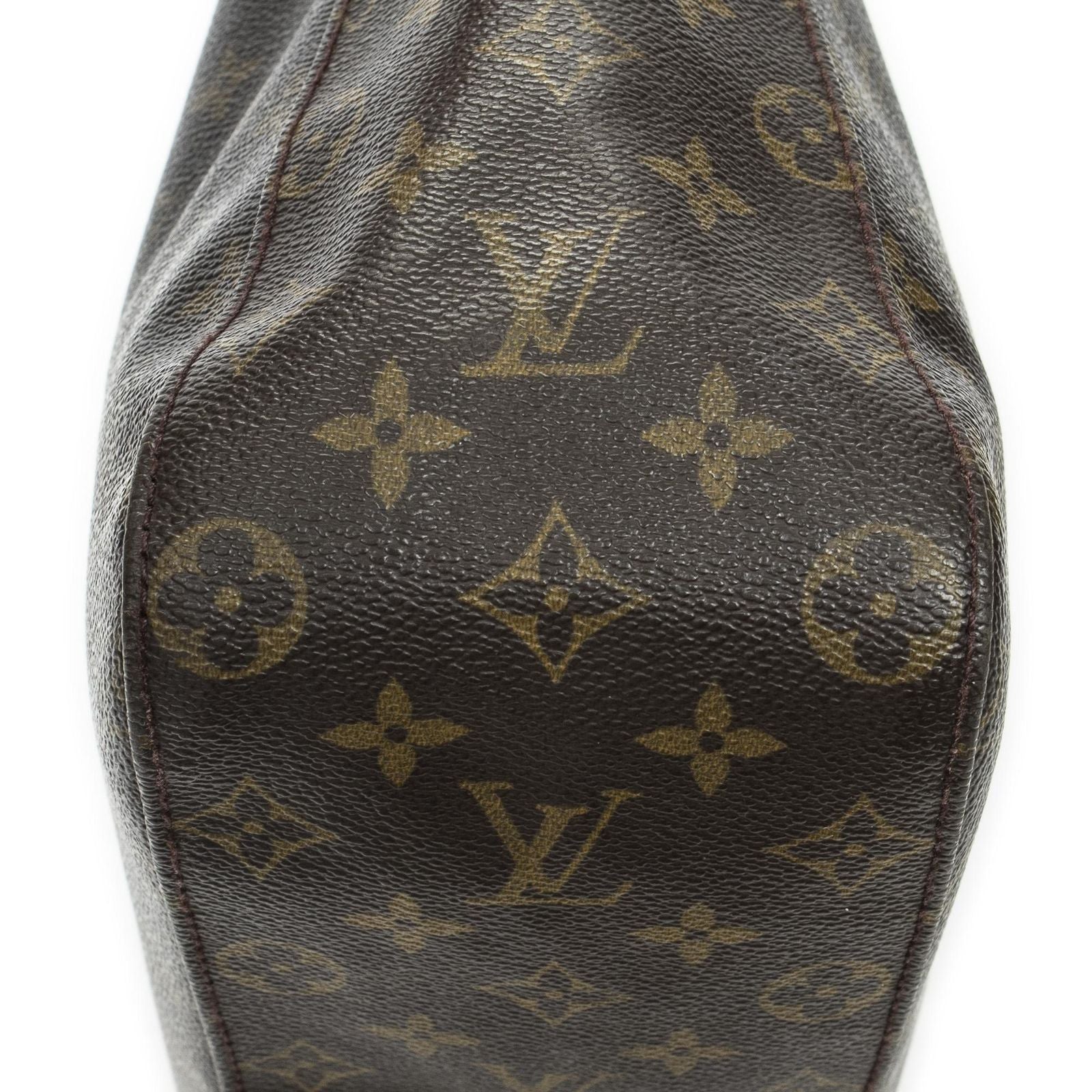 Louis Vuitton Looping Brown Monogram Canvas Shoulder — view 7