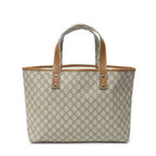 Gucci Shoppingtote Beige Brown Spuri Canvas Shoulder — view 5