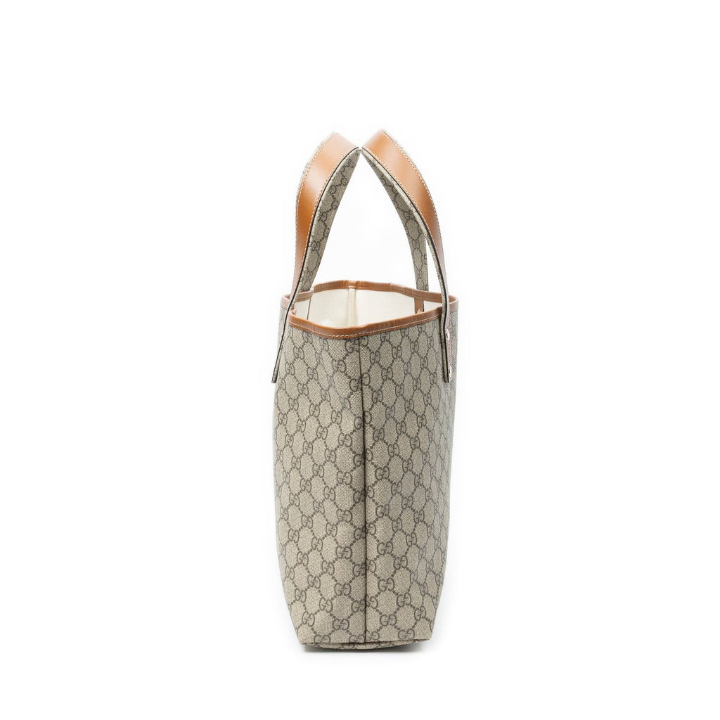 Gucci Shoppingtote Beige Brown Spuri Canvas Shoulder — view 4