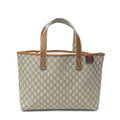 Gucci Shoppingtote Beige Brown Spuri Canvas Shoulder