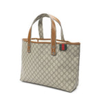 Gucci Shoppingtote Beige Brown Spuri Canvas Shoulder — view 2