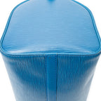 Louis Vuitton Speedy Blue Epi Handbag — view 8