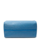 Louis Vuitton Speedy Blue Epi Handbag — view 6