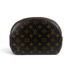 Louis Vuitton Shoulder Bag Blois Monogram Lambskin Brown Pochette — view 4