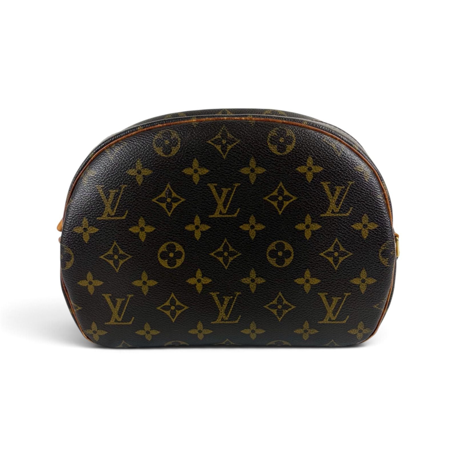 Louis Vuitton Shoulder Bag Blois Monogram Lambskin Brown Pochette — view 4