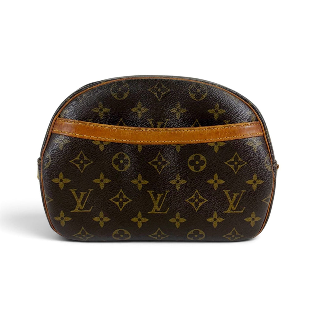 Louis Vuitton Shoulder Bag Blois Monogram Lambskin Brown Pochette — view 3