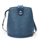 Louis Vuitton Cluny Blue Epi Shoulder