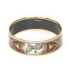 Hermes Enamel Bangle Gandhi Plating Bracelet — view 3