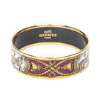 Hermes Enamel Bangle Gandhi Plating Bracelet — view 2