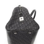 Dior Street Chic Top Handle Black Trotter Canvas — view 7