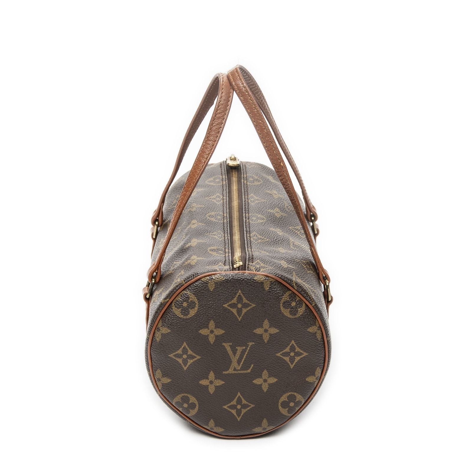 Louis Vuitton Papillon Brown Monogram Canvas Handbag — view 3