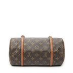 Louis Vuitton Papillon Brown Monogram Canvas Handbag — view 6