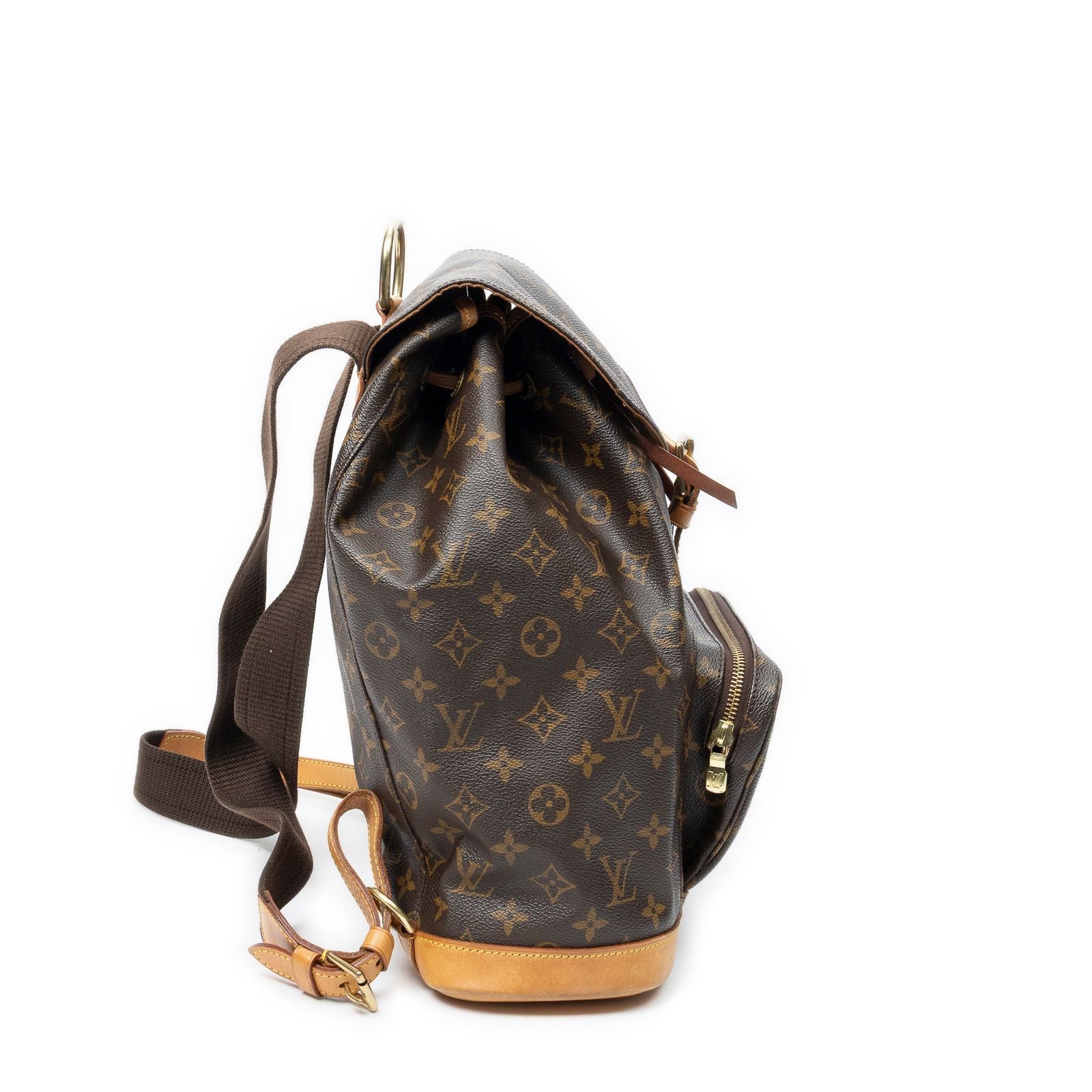 Louis Vuitton Montsouris Brown Monogram Canvas — view 4