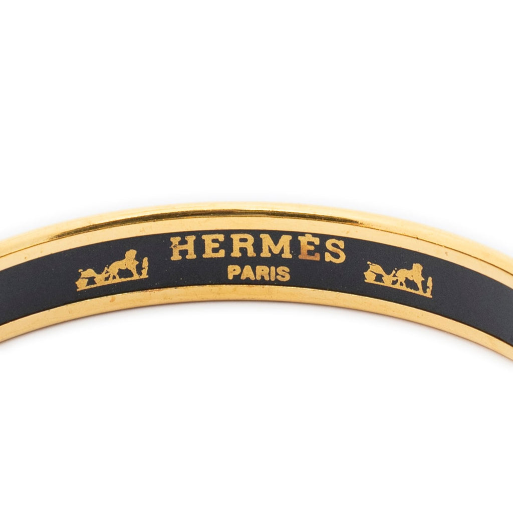 Hermes Enamel Bangle Anchor Motifa Bracelet — view 4