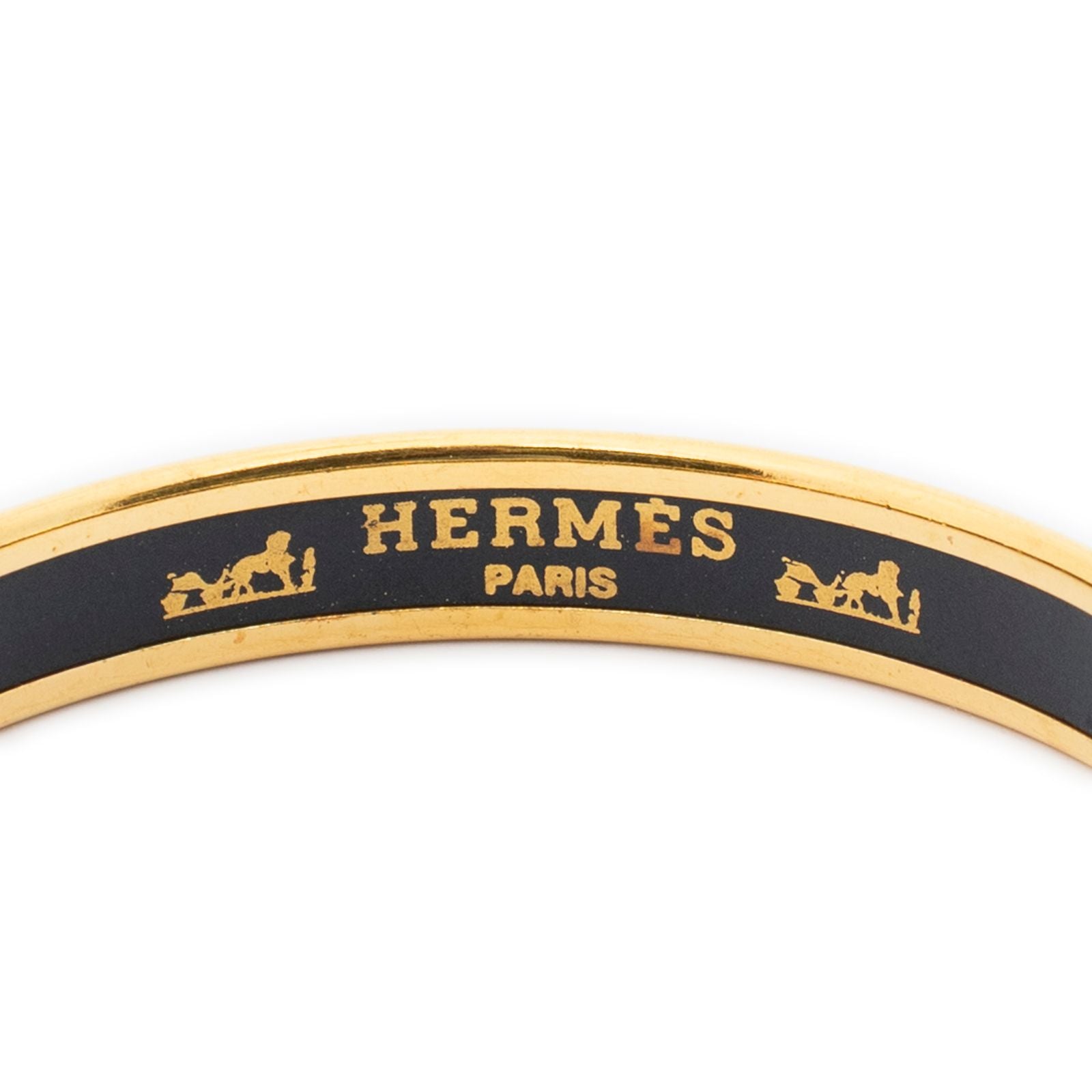 Hermes Enamel Bangle Anchor Motifa Bracelet — view 4