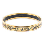 Hermes Enamel Bangle Anchor Motifa Bracelet — view 3