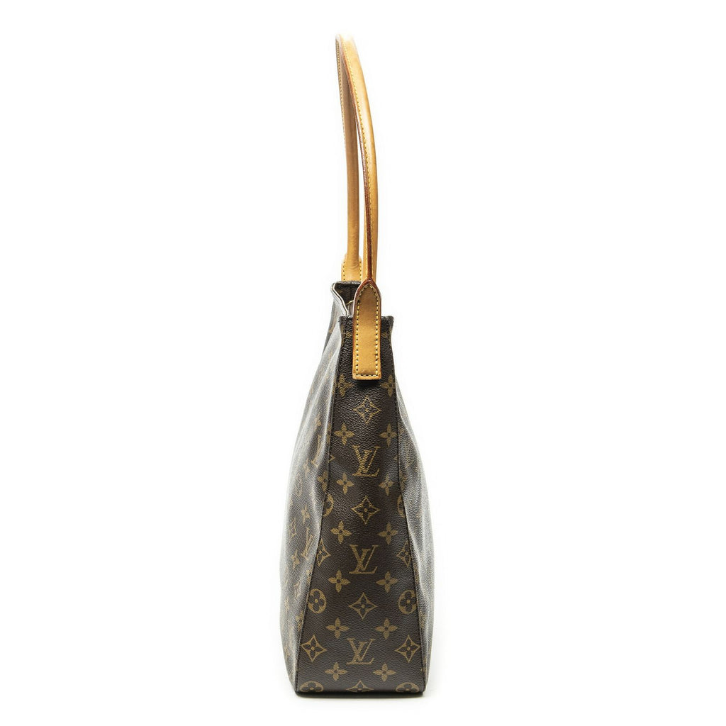Louis Vuitton Looping Brown Monogram Canvas Shoulder — view 4