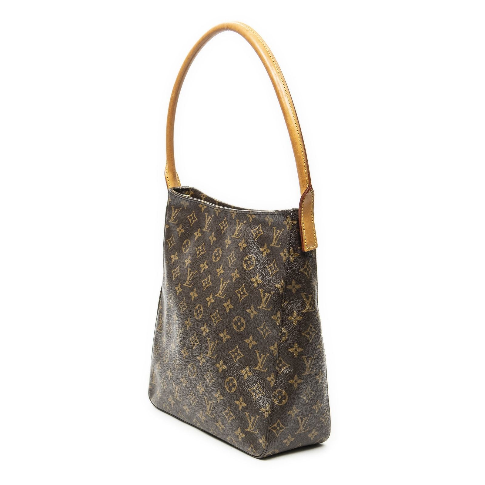 Louis Vuitton Looping Brown Monogram Canvas Shoulder — view 2