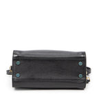 Saint Laurent Monogram Cabas Black Calfskin Leather Tote — view 6