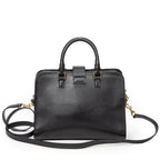 Saint Laurent Monogram Cabas Black Calfskin Leather Tote — view 5