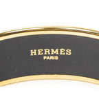Hermes Enamel Bangle Orange Plating Bracelet — view 4