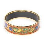 Hermes Enamel Bangle Orange Plating Bracelet — view 3