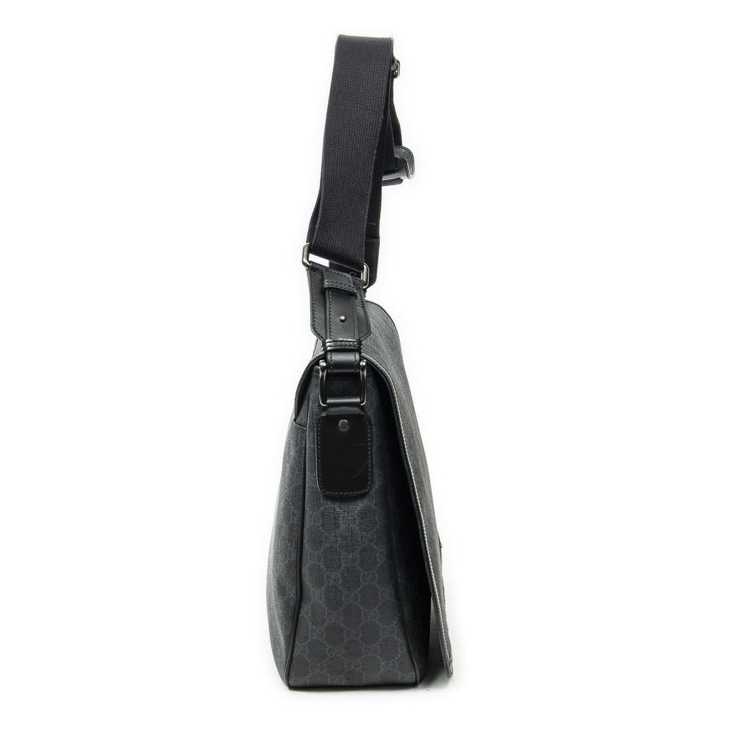 Gucci Flap Messenger Black Spuri Canvas — view 4