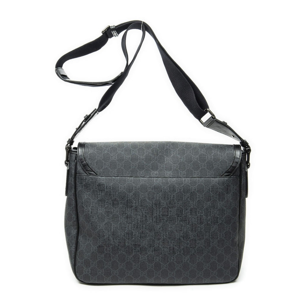 Gucci Flap Messenger Black Spuri Canvas — view 5