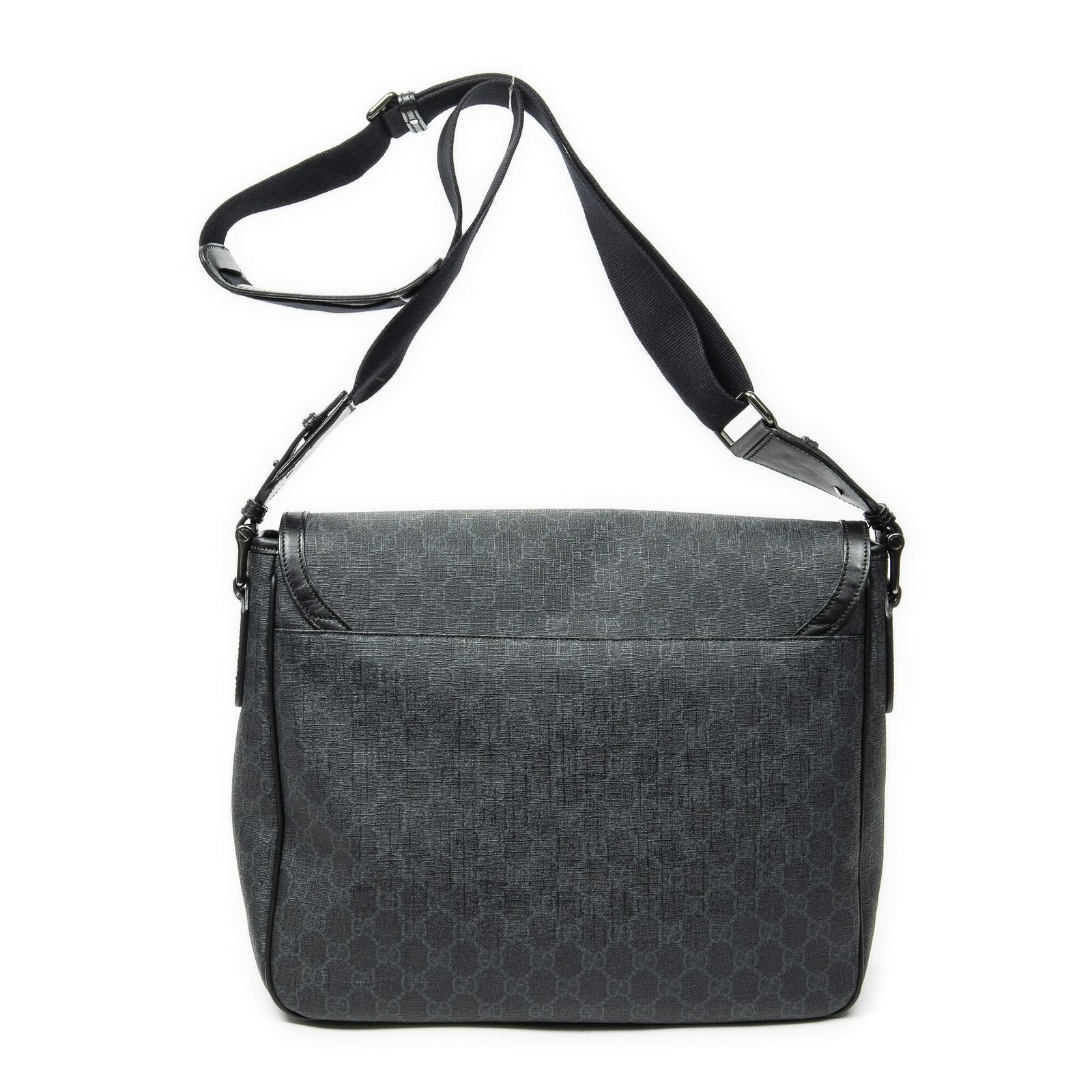 Gucci Flap Messenger Black Spuri Canvas — view 5