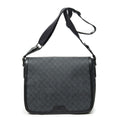Gucci Flap Messenger Black Spuri Canvas