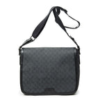 Gucci Flap Messenger Black Spuri Canvas