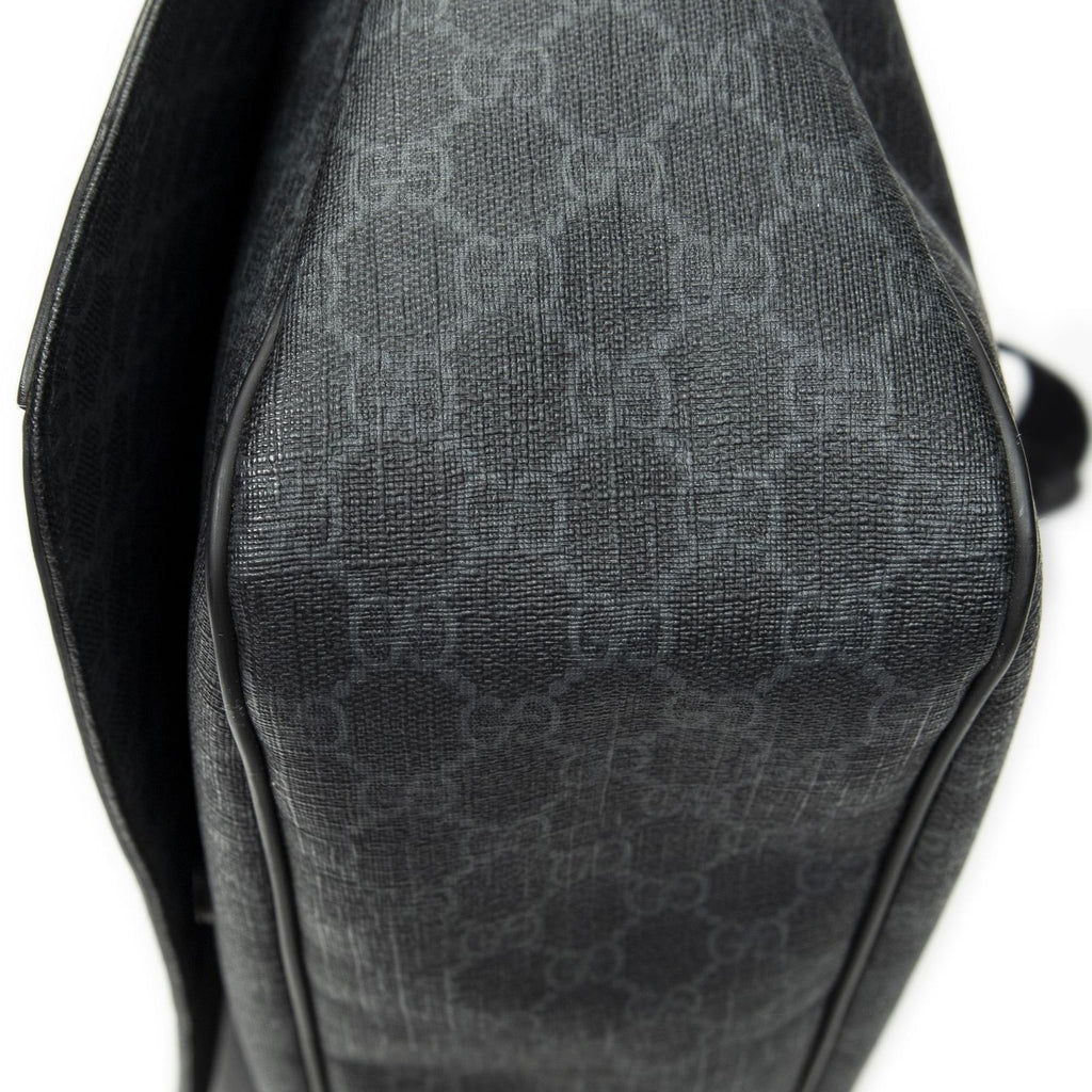 Gucci Flap Messenger Black Spuri Canvas — view 8
