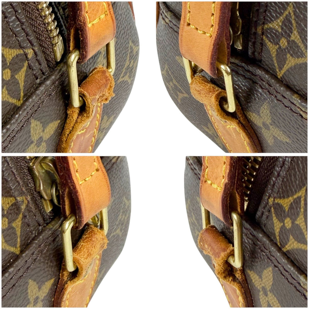 Louis Vuitton Shoulder Bag Blois Monogram Lambskin Brown Pochette — view 8