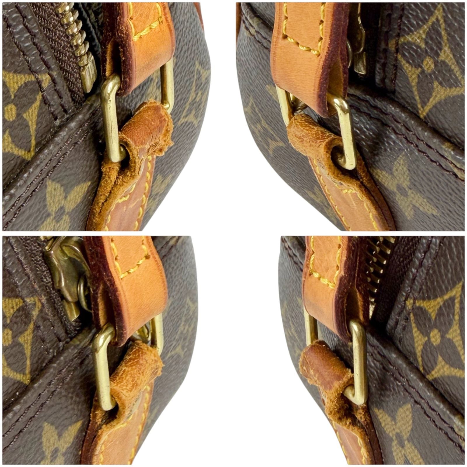Louis Vuitton Shoulder Bag Blois Monogram Lambskin Brown Pochette — view 8