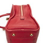 Loewe Amazona Red Grain Calf Leather Handbag — view 8