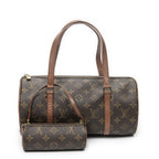Louis Vuitton Papillon Brown Monogram Canvas Handbag