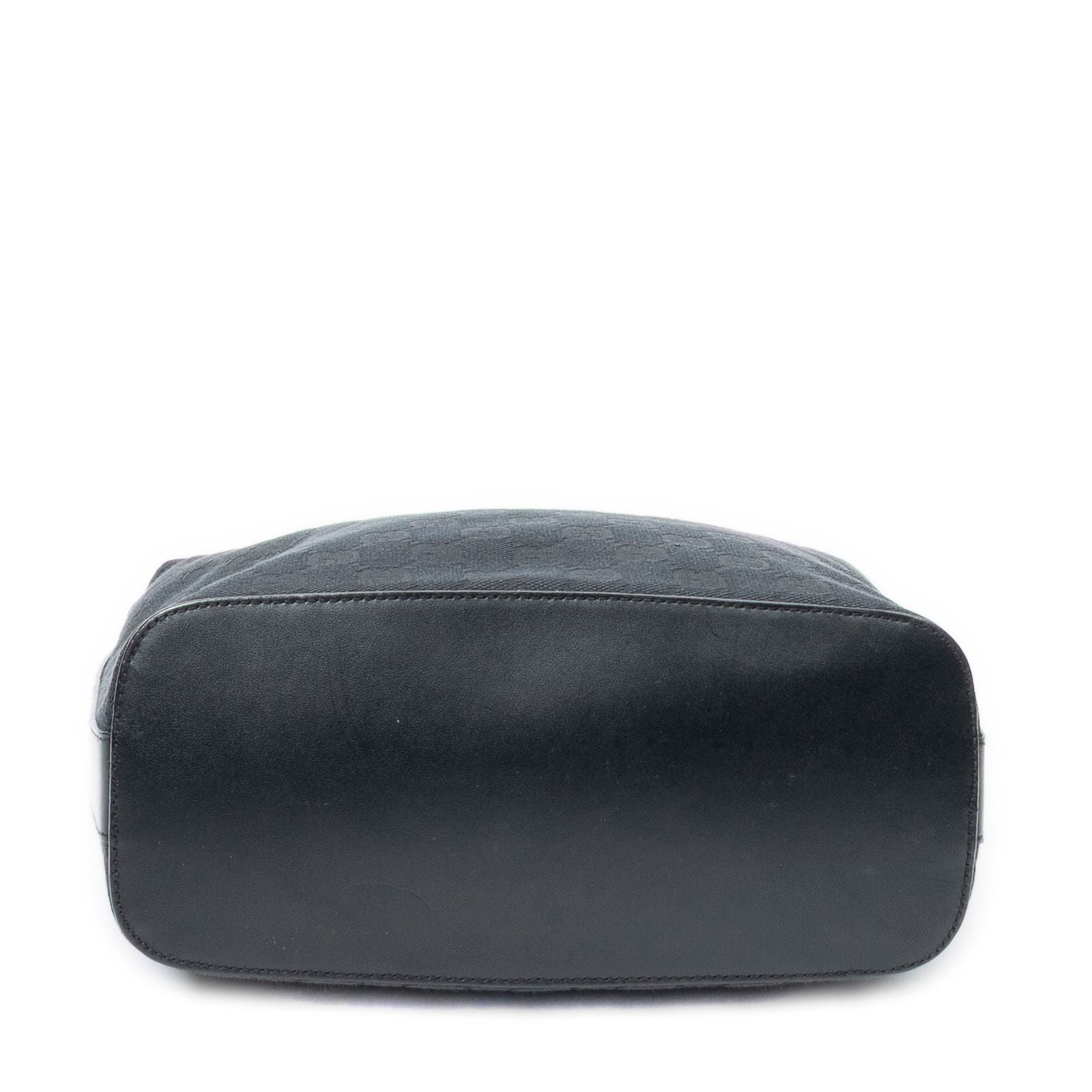 Gucci Zip Hobo Black GG Canvas — view 6