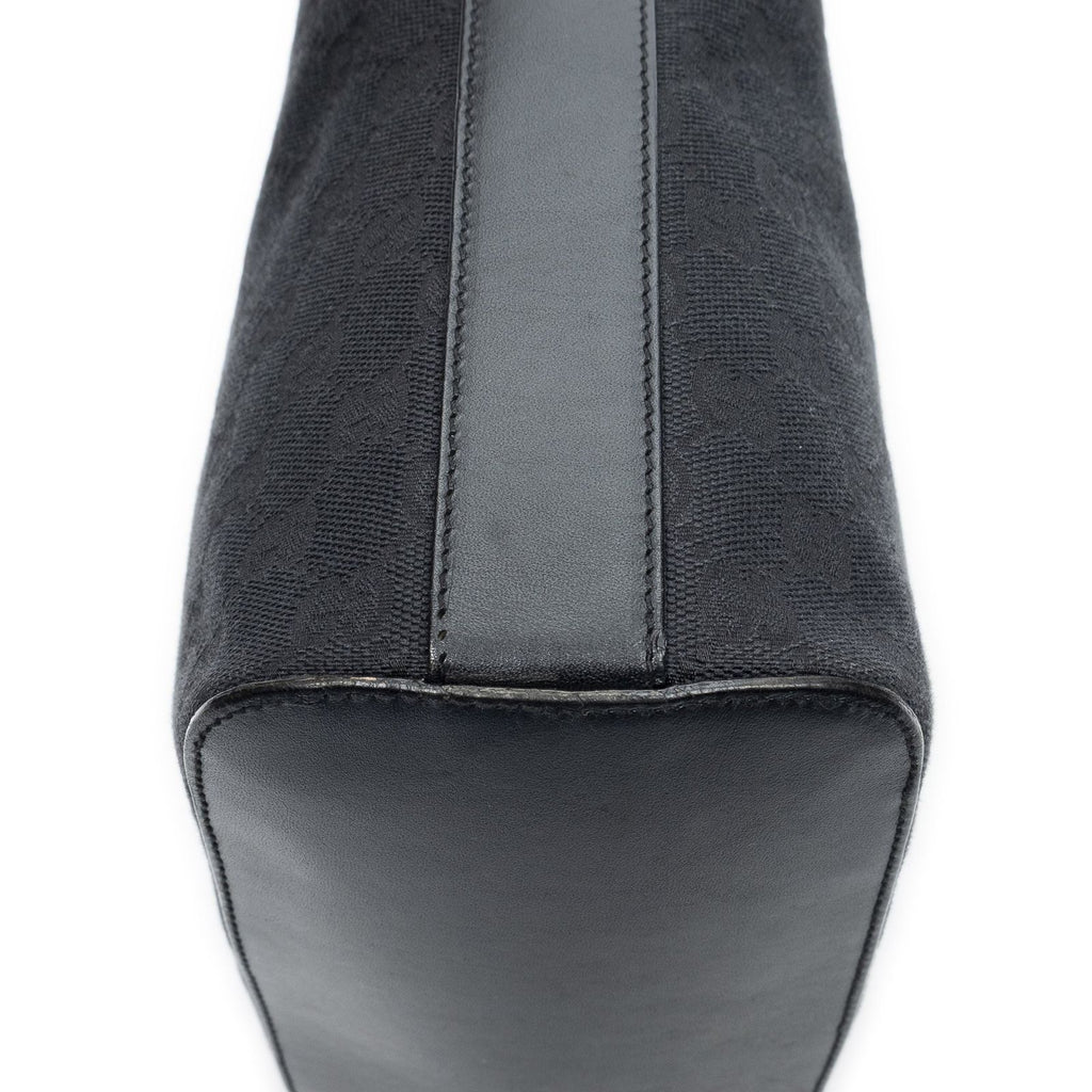 Gucci Zip Hobo Black GG Canvas — view 7