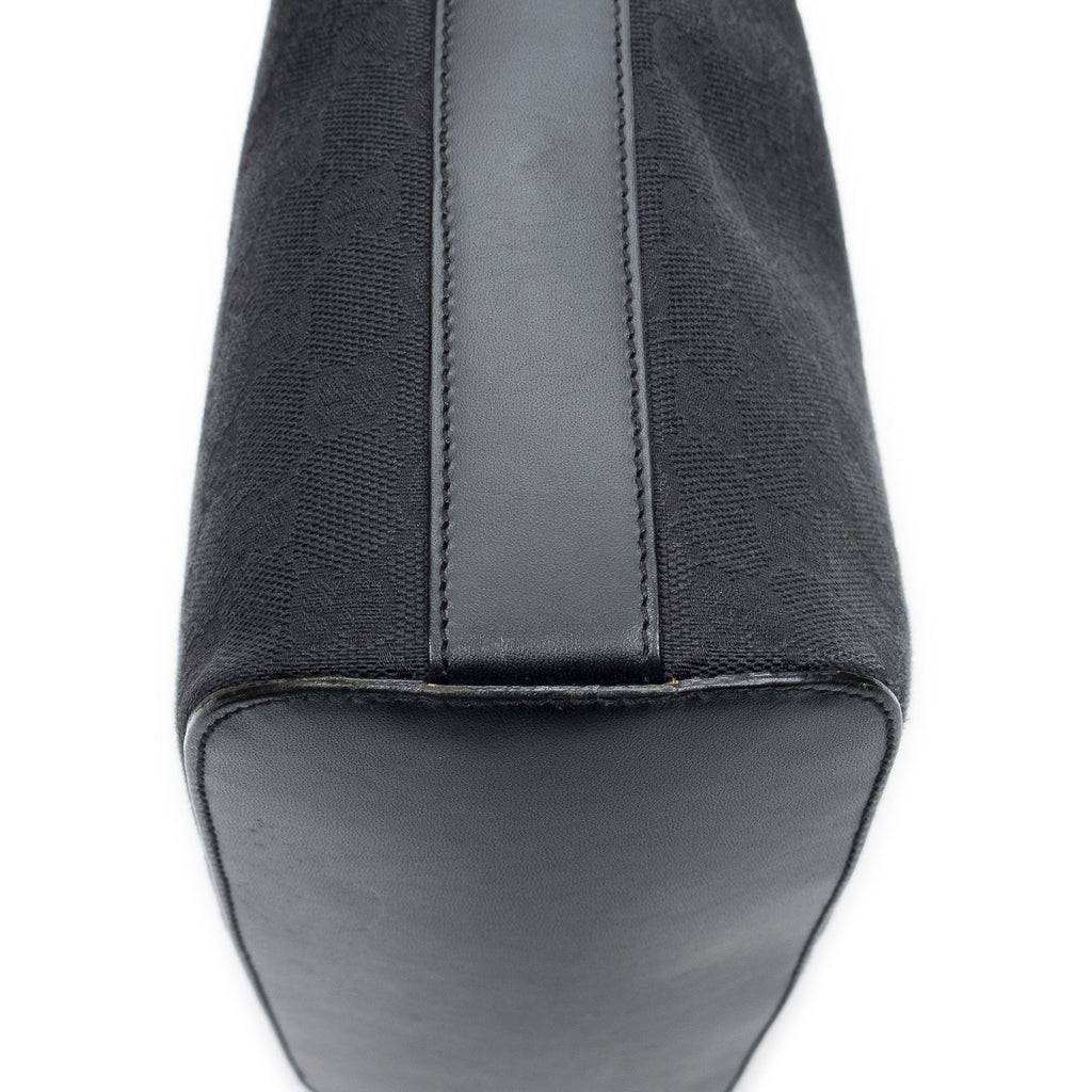 Gucci Zip Hobo Black GG Canvas — view 8