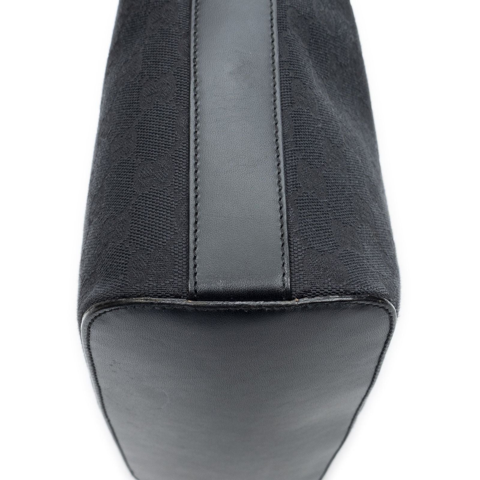 Gucci Zip Hobo Black GG Canvas — view 8