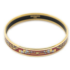 Hermes Enamel Bangle Red Tassel Motifa Bracelet — view 2