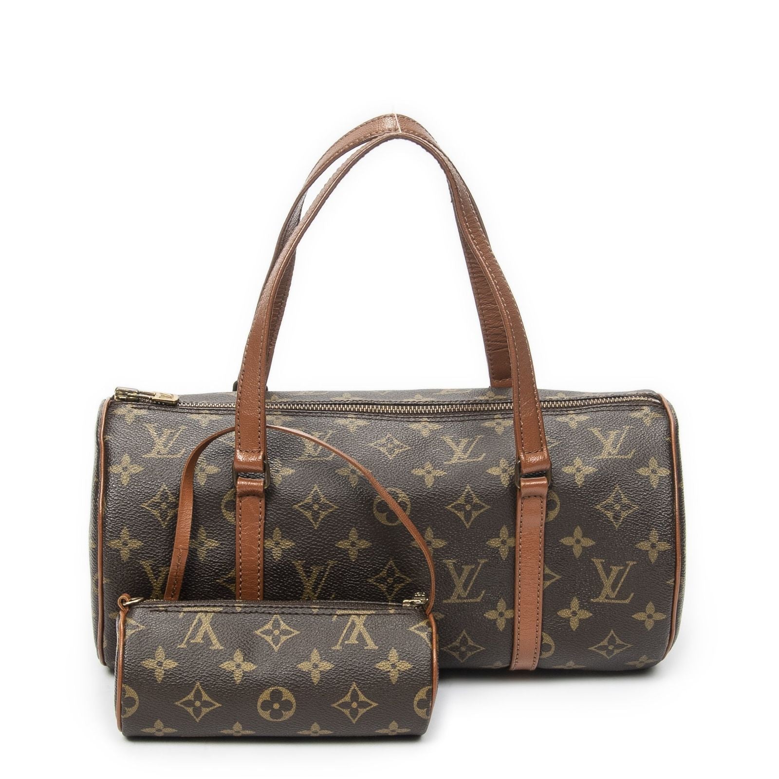 Louis Vuitton Papillon Brown Monogram Canvas Handbag