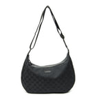Gucci Round Zip Messenger Black GG Canvas