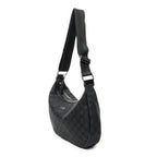 Gucci Round Zip Messenger Black GG Canvas — view 2